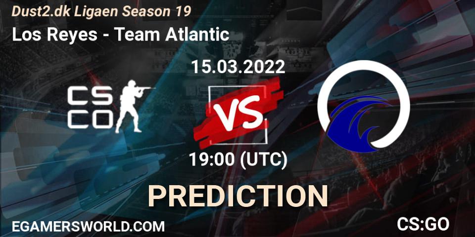 Los Reyes vs Team Atlantic: Betting TIp, Match Prediction. 15.03.2022 at 19:00. Counter-Strike (CS2), Dust2.dk Ligaen Season 19