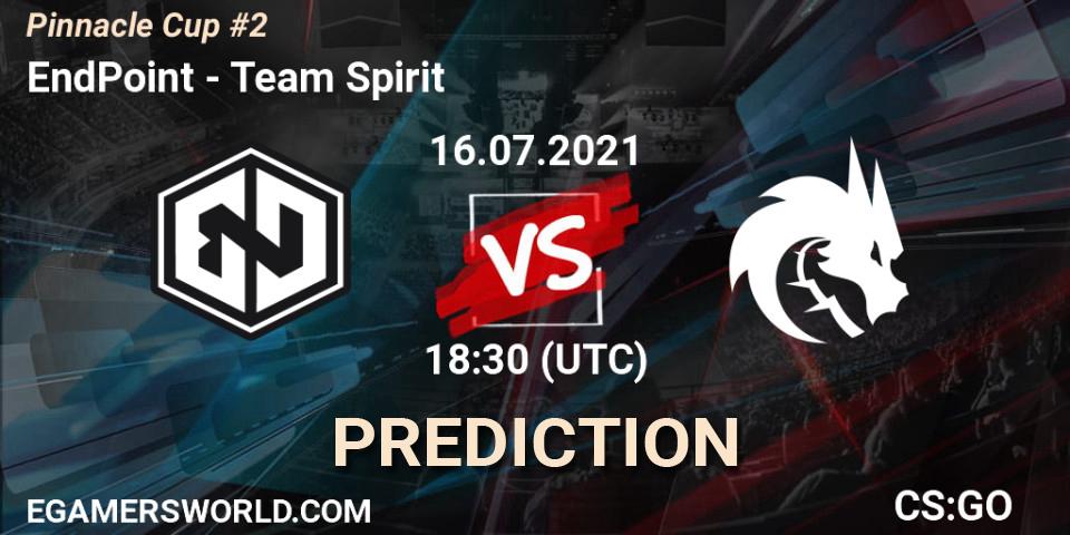 EndPoint vs Team Spirit: Betting TIp, Match Prediction. 16.07.21. CS2 (CS:GO), Pinnacle Cup #2