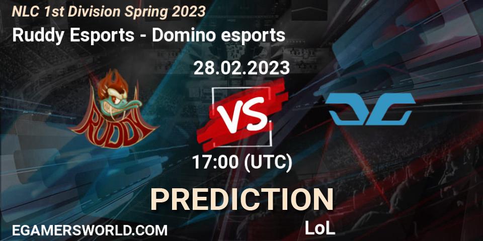 Ruddy Esports vs Domino esports: Betting TIp, Match Prediction. 28.02.23. LoL, NLC 1st Division Spring 2023