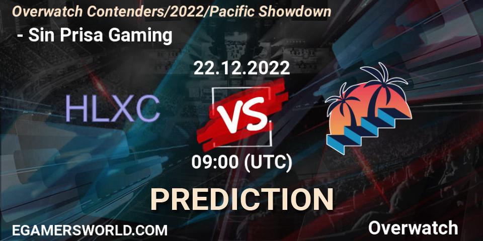荷兰小车 vs Sin Prisa Gaming: Betting TIp, Match Prediction. 22.12.2022 at 09:00. Overwatch, Overwatch Contenders 2022 Pacific Showdown