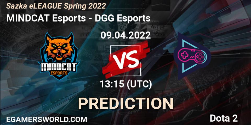 MINDCAT Esports vs DGG Esports: Betting TIp, Match Prediction. 09.04.22. Dota 2, Sazka eLEAGUE Spring 2022