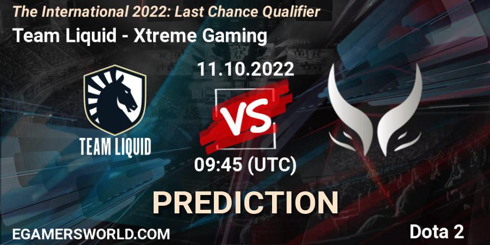 Team Liquid vs Xtreme Gaming: Betting TIp, Match Prediction. 11.10.22. Dota 2, The International 2022: Last Chance Qualifier