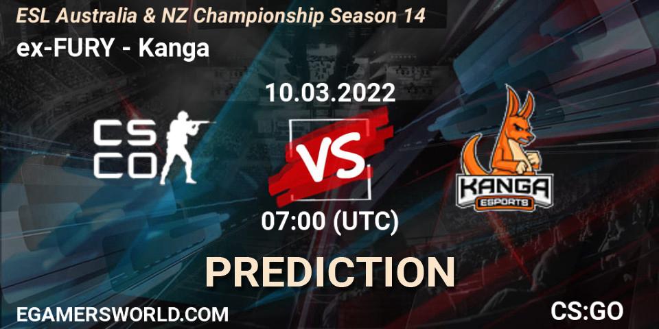 ex-FURY vs Kanga: Betting TIp, Match Prediction. 10.03.22. CS2 (CS:GO), ESL ANZ Champs Season 14