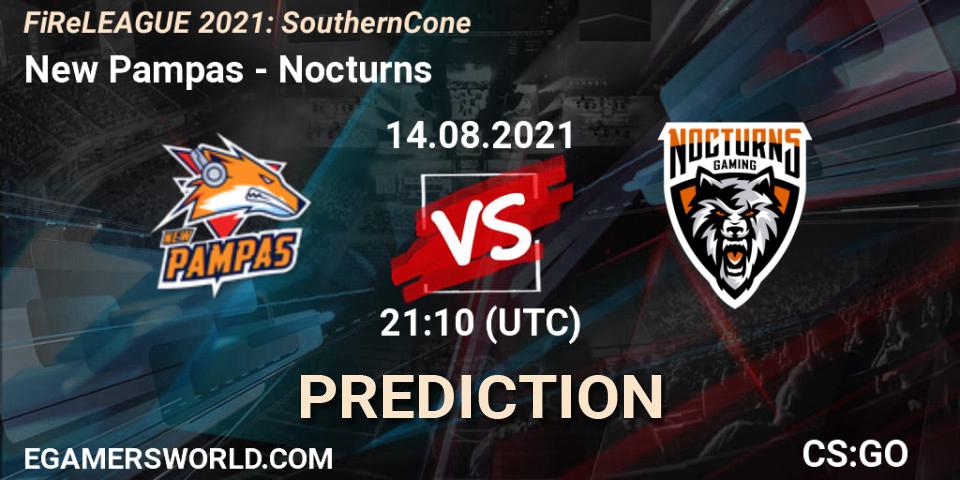 New Pampas vs Nocturns: Betting TIp, Match Prediction. 14.08.21. CS2 (CS:GO), FiReLEAGUE 2021: Southern Cone