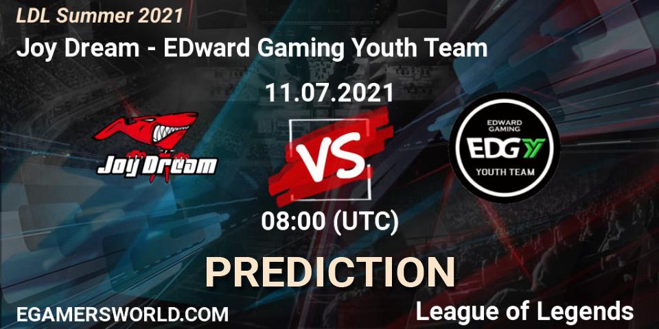 Joy Dream vs EDward Gaming Youth Team: Betting TIp, Match Prediction. 11.07.21. LoL, LDL Summer 2021