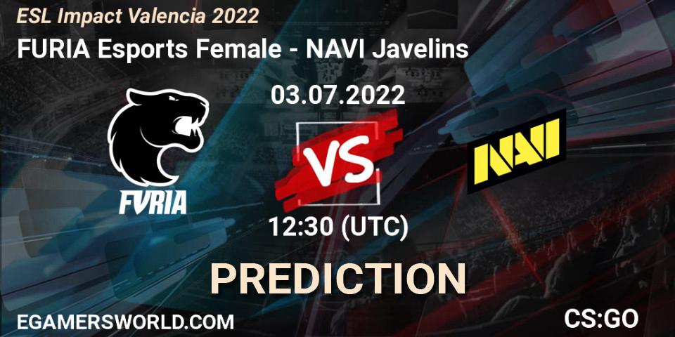 FURIA Esports Female vs NAVI Javelins: Betting TIp, Match Prediction. 03.07.22. CS2 (CS:GO), ESL Impact Valencia 2022