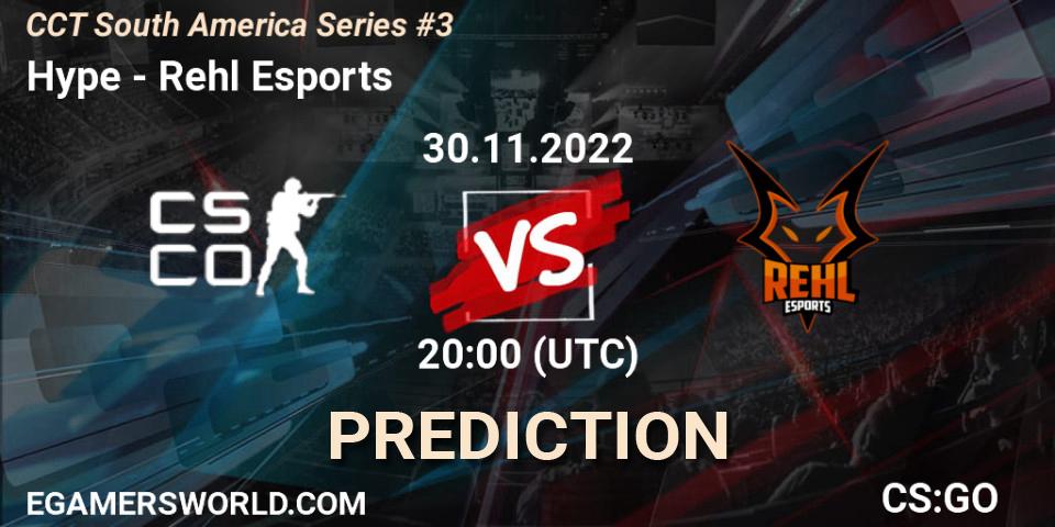 Hype vs Rehl Esports: Betting TIp, Match Prediction. 30.11.22. CS2 (CS:GO), CCT South America Series #3