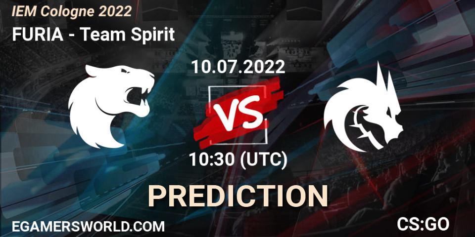 FURIA vs Team Spirit: Betting TIp, Match Prediction. 10.07.22. CS2 (CS:GO), IEM Cologne 2022