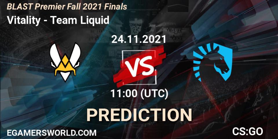 Vitality vs Team Liquid: Betting TIp, Match Prediction. 24.11.21. CS2 (CS:GO), BLAST Premier Fall 2021 Finals