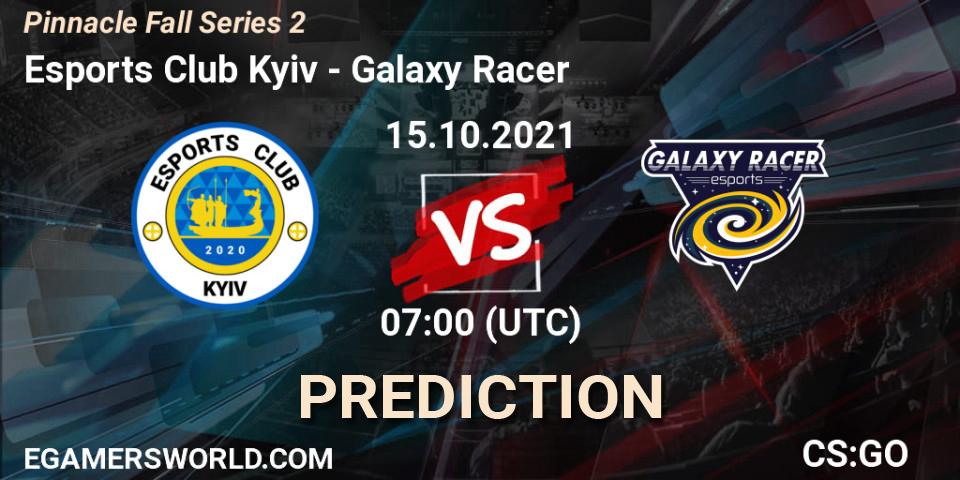 Esports Club Kyiv vs Galaxy Racer: Betting TIp, Match Prediction. 15.10.2021 at 07:00. Counter-Strike (CS2), Pinnacle Fall Series #2