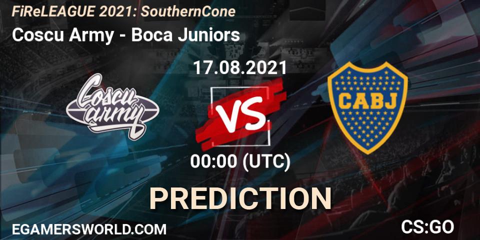 Coscu Army vs Boca Juniors: Betting TIp, Match Prediction. 16.08.2021 at 23:25. Counter-Strike (CS2), FiReLEAGUE 2021: Southern Cone