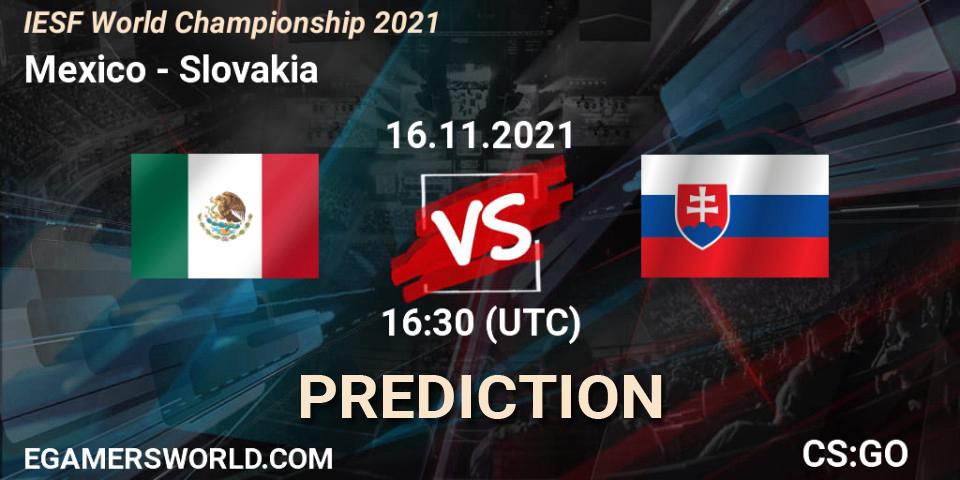 Mexico vs Team Slovakia: Betting TIp, Match Prediction. 16.11.21. CS2 (CS:GO), IESF World Championship 2021