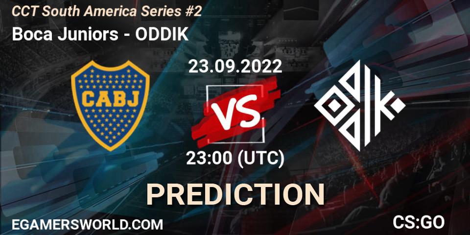 Boca Juniors vs ODDIK: Betting TIp, Match Prediction. 23.09.2022 at 23:00. Counter-Strike (CS2), CCT South America Series #2