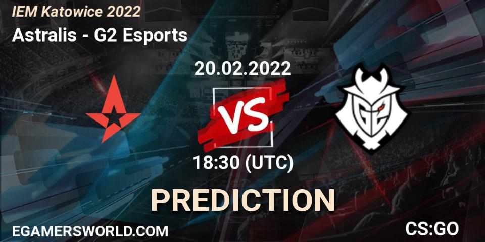 Astralis vs G2 Esports: Betting TIp, Match Prediction. 20.02.22. CS2 (CS:GO), IEM Katowice 2022