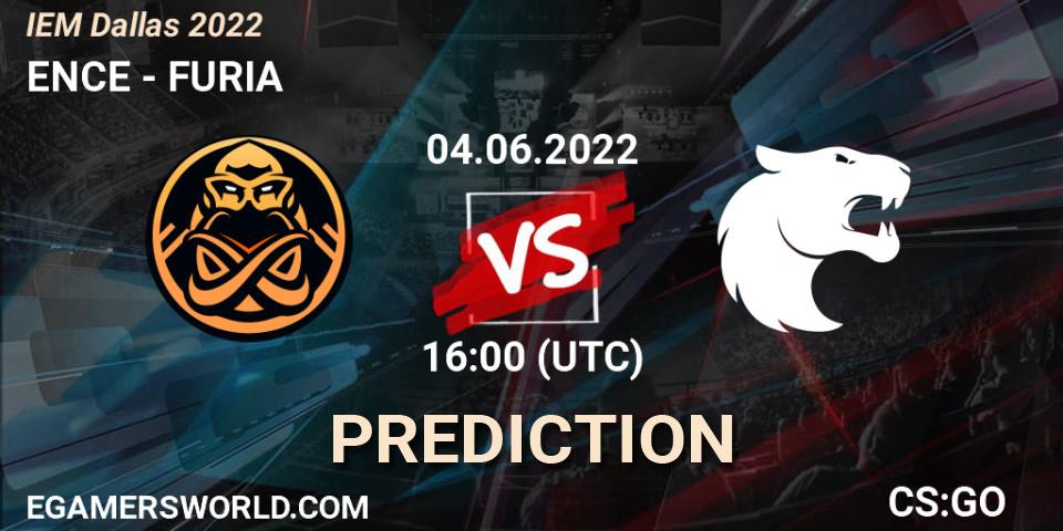 ENCE vs FURIA: Betting TIp, Match Prediction. 04.06.2022 at 16:00. Counter-Strike (CS2), IEM Dallas 2022