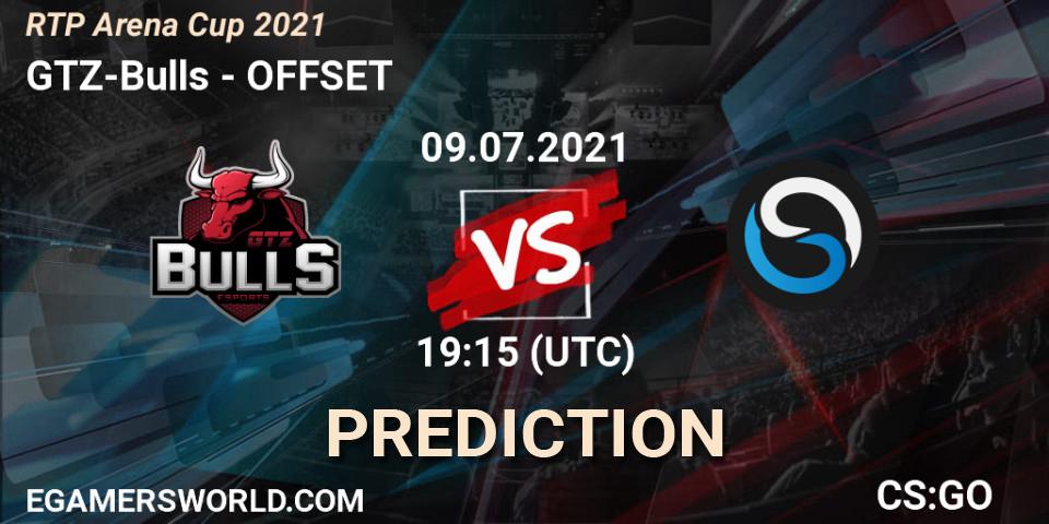 GTZ-Bulls vs OFFSET: Betting TIp, Match Prediction. 09.07.21. CS2 (CS:GO), RTP Arena Cup 2021