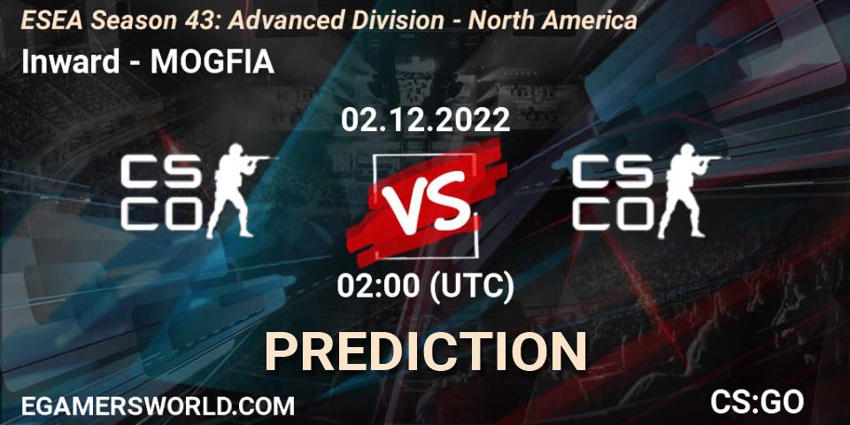 Inward vs MOGFIA: Betting TIp, Match Prediction. 02.12.22. CS2 (CS:GO), ESEA Season 43: Advanced Division - North America