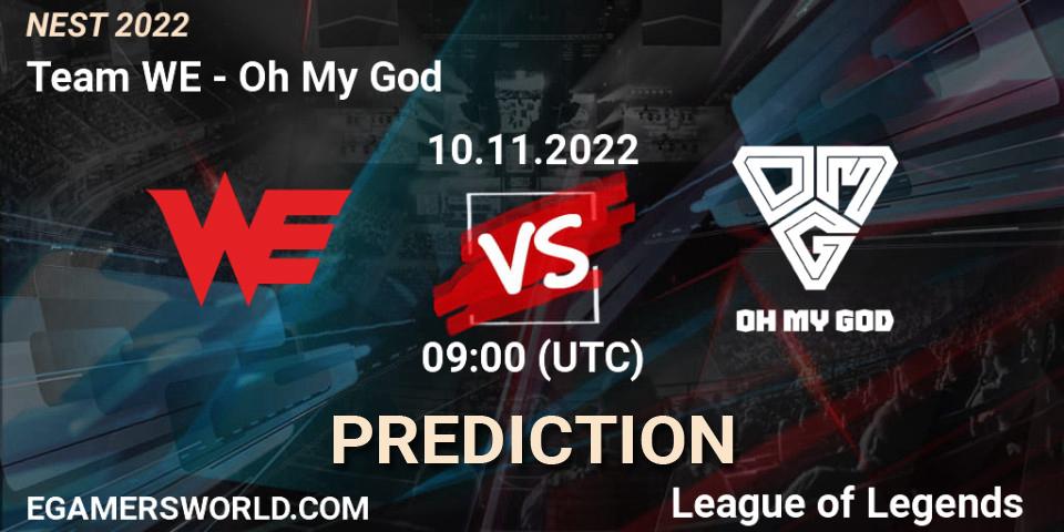 Team WE vs Oh My God: Betting TIp, Match Prediction. 10.11.22. LoL, NEST 2022