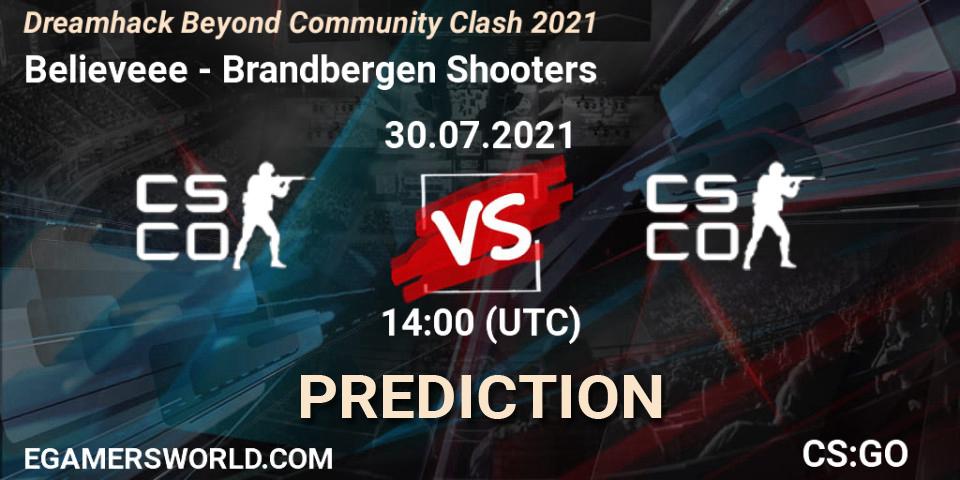 BELIEVE vs Brandbergen Shooters: Betting TIp, Match Prediction. 30.07.21. CS2 (CS:GO), DreamHack Beyond Community Clash