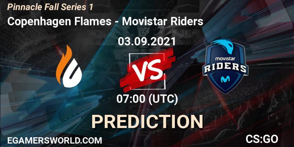 Copenhagen Flames vs Movistar Riders: Betting TIp, Match Prediction. 03.09.21. CS2 (CS:GO), Pinnacle Fall Series #1