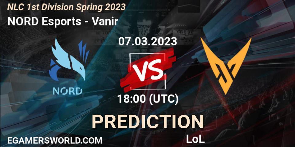 NORD Esports vs Vanir: Betting TIp, Match Prediction. 08.02.2023 at 18:00. LoL, NLC 1st Division Spring 2023