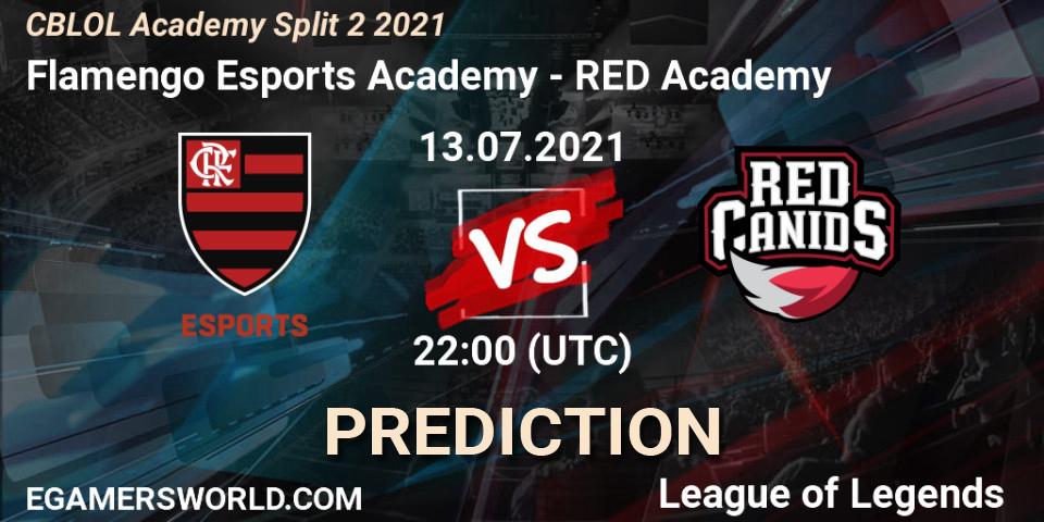 Flamengo Esports Academy vs RED Academy: Betting TIp, Match Prediction. 13.07.2021 at 22:15. LoL, CBLOL Academy Split 2 2021