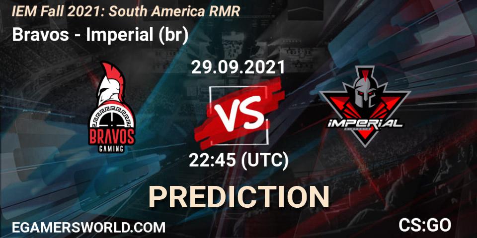 Bravos vs Imperial (br): Betting TIp, Match Prediction. 29.09.21. CS2 (CS:GO), IEM Fall 2021: South America RMR
