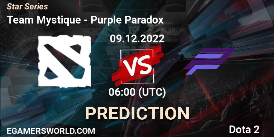 Team Mystique vs Purple Paradox: Betting TIp, Match Prediction. 09.12.22. Dota 2, Star Series