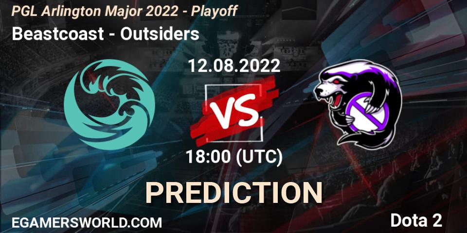 Beastcoast vs Outsiders: Betting TIp, Match Prediction. 12.08.2022 at 18:36. Dota 2, PGL Arlington Major 2022 - Playoff