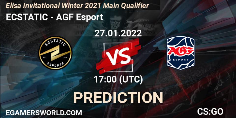 ECSTATIC vs AGF Esport: Betting TIp, Match Prediction. 27.01.22. CS2 (CS:GO), Elisa Invitational Winter 2021 Main Qualifier