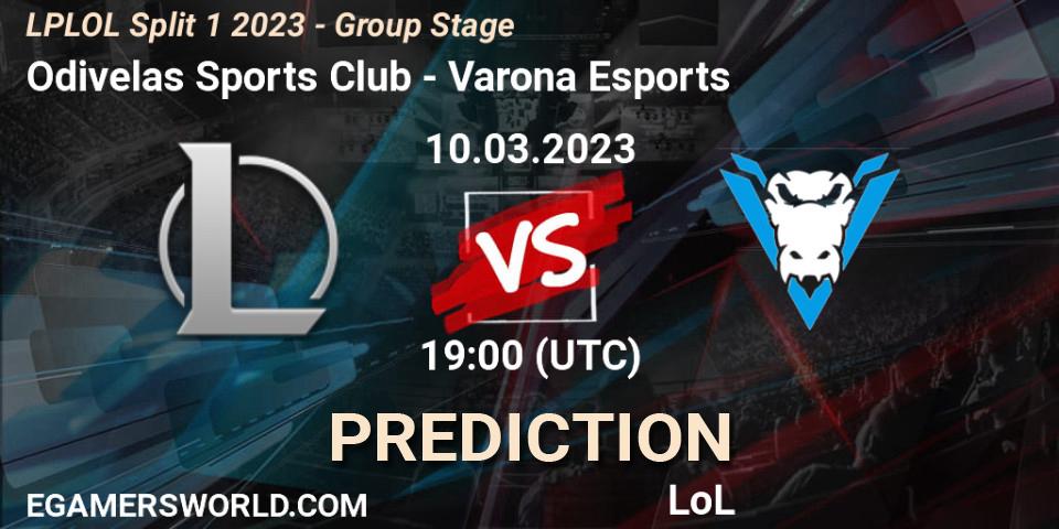 Odivelas Sports Club vs Varona Esports: Betting TIp, Match Prediction. 10.03.23. LoL, LPLOL Split 1 2023 - Group Stage