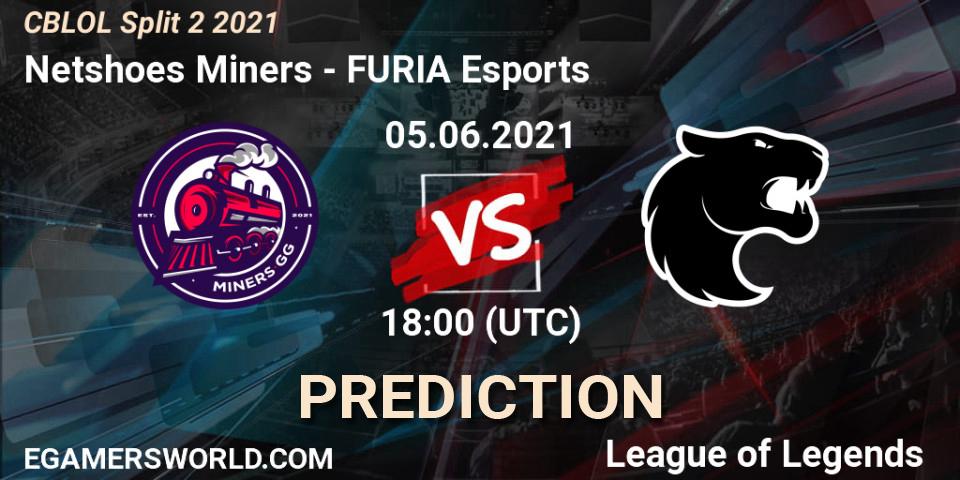 Netshoes Miners vs FURIA Esports: Betting TIp, Match Prediction. 05.06.2021 at 18:10. LoL, CBLOL Split 2 2021
