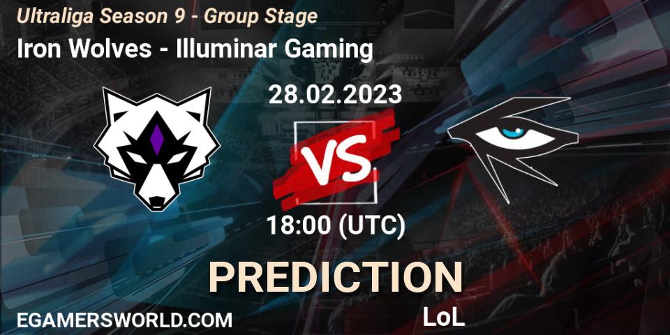 Iron Wolves vs Illuminar Gaming: Betting TIp, Match Prediction. 28.02.23. LoL, Ultraliga Season 9 - Group Stage