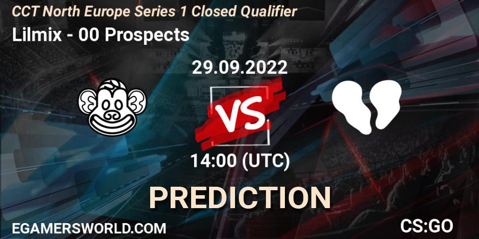 Lilmix vs 00 Prospects: Betting TIp, Match Prediction. 29.09.22. CS2 (CS:GO), CCT North Europe Series 1 Closed Qualifier