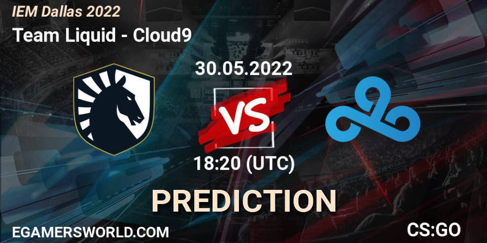 Team Liquid vs Cloud9: Betting TIp, Match Prediction. 30.05.2022 at 18:45. Counter-Strike (CS2), IEM Dallas 2022
