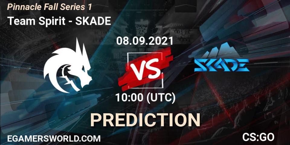 Team Spirit vs SKADE: Betting TIp, Match Prediction. 08.09.21. CS2 (CS:GO), Pinnacle Fall Series #1