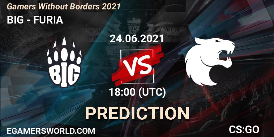 BIG vs FURIA: Betting TIp, Match Prediction. 24.06.2021 at 19:05. Counter-Strike (CS2), Gamers Without Borders 2021