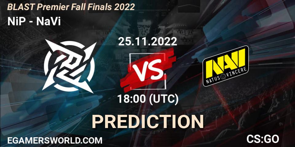 NiP vs NaVi: Betting TIp, Match Prediction. 25.11.2022 at 18:25. Counter-Strike (CS2), BLAST Premier Fall Finals 2022
