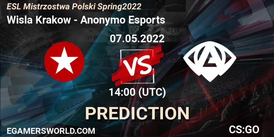 Wisla Krakow vs Anonymo Esports: Betting TIp, Match Prediction. 07.05.22. CS2 (CS:GO), ESL Mistrzostwa Polski Spring 2022