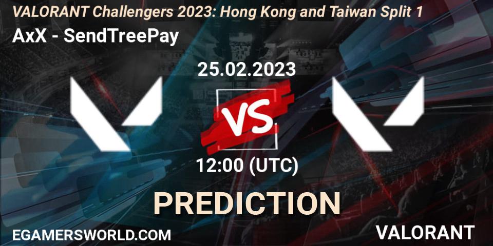 AxX vs SendTreePay: Betting TIp, Match Prediction. 25.02.2023 at 10:00. VALORANT, VALORANT Challengers 2023: Hong Kong and Taiwan Split 1