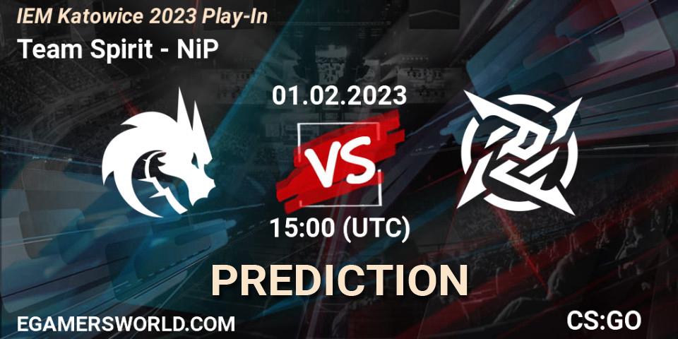 Team Spirit vs NiP: Betting TIp, Match Prediction. 01.02.23. CS2 (CS:GO), IEM Katowice 2023 Play-In