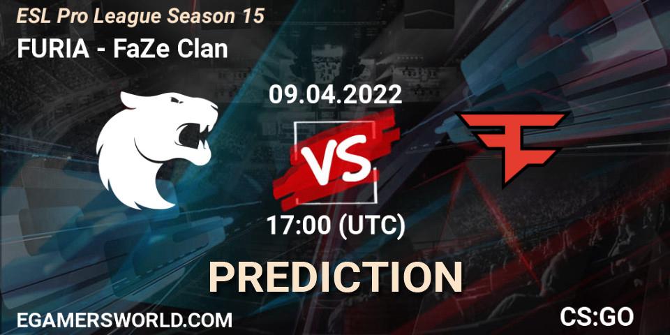 FURIA vs FaZe Clan: Betting TIp, Match Prediction. 09.04.22. CS2 (CS:GO), ESL Pro League Season 15