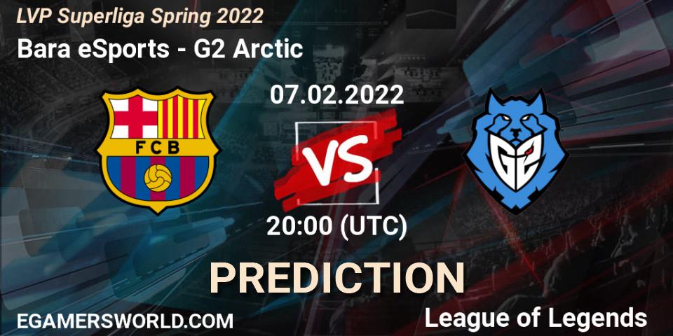 Barça eSports vs G2 Arctic: Betting TIp, Match Prediction. 07.02.22. LoL, LVP Superliga Spring 2022