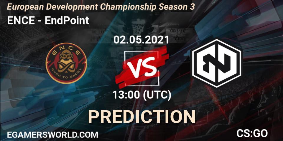 ENCE vs EndPoint: Betting TIp, Match Prediction. 02.05.21. CS2 (CS:GO), European Development Championship Season 3