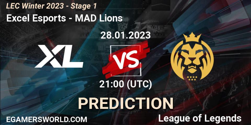 Excel Esports vs MAD Lions: Betting TIp, Match Prediction. 28.01.23. LoL, LEC Winter 2023 - Stage 1