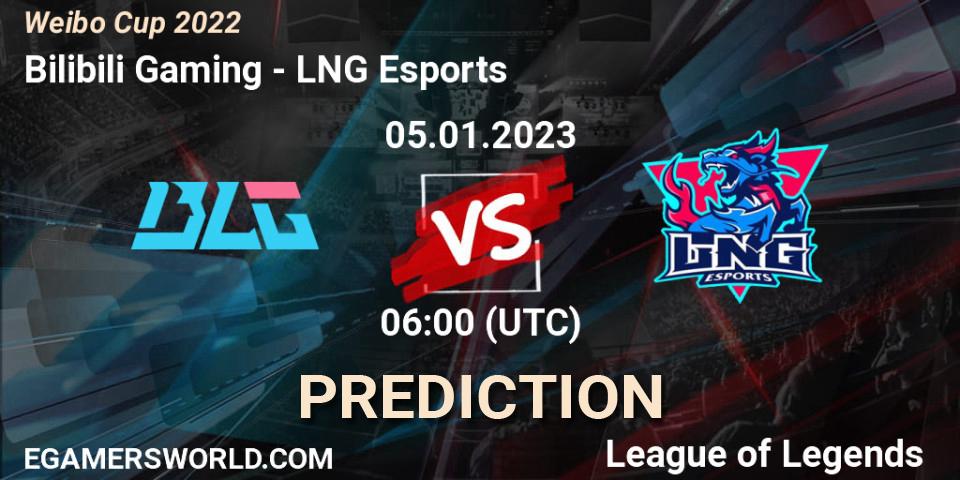 Bilibili Gaming vs LNG Esports: Betting TIp, Match Prediction. 05.01.23. LoL, Weibo Cup 2022