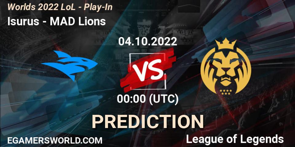 Isurus vs MAD Lions: Betting TIp, Match Prediction. 29.09.2022 at 20:00. LoL, Worlds 2022 LoL - Play-In