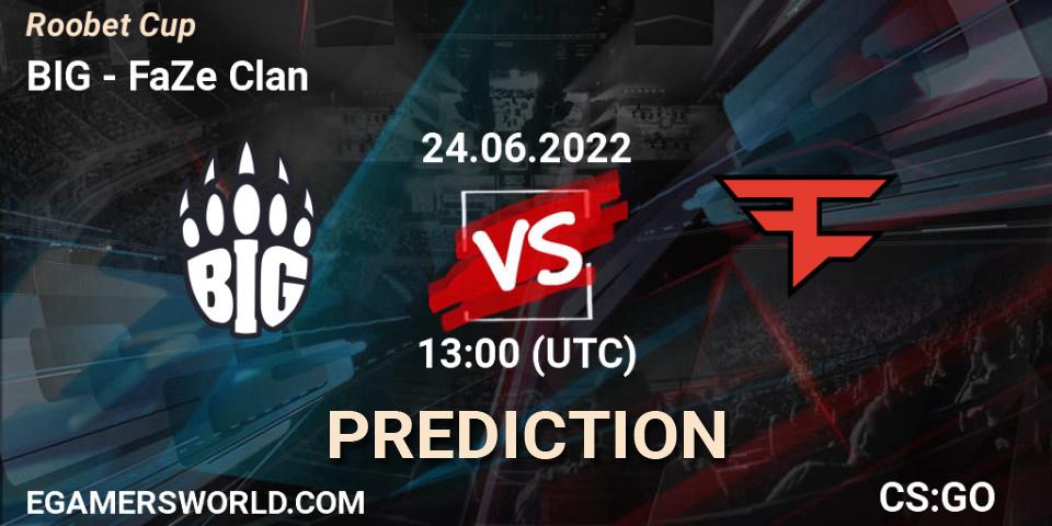 BIG vs FaZe Clan: Betting TIp, Match Prediction. 24.06.22. CS2 (CS:GO), Roobet Cup