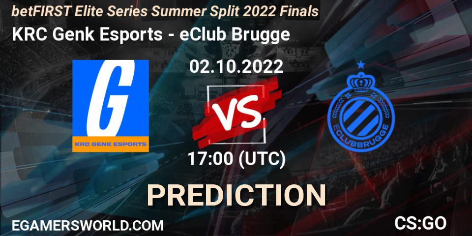 KRC Genk Esports vs eClub Brugge: Betting TIp, Match Prediction. 02.10.22. CS2 (CS:GO), betFIRST Elite Series Summer Split 2022 Finals