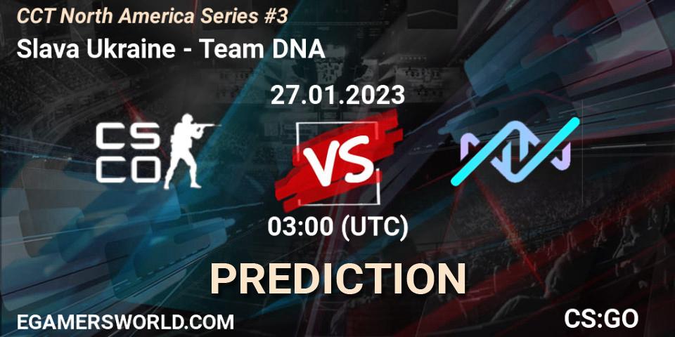 Slava Ukraine vs Team DNA: Betting TIp, Match Prediction. 28.01.23. CS2 (CS:GO), CCT North America Series #3